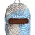 Zebra Blue Canvas Backpack