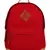 Basic Red Canvas Backpack