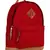 Basic Red Canvas Backpack