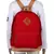 Basic Red Canvas Backpack