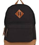 Basic Black Canvas Backpack