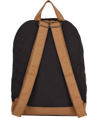 Basic Black Canvas Backpack 4