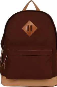 Basic Brown Canvas Backpack