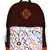 Paris Brown Canvas Backpack