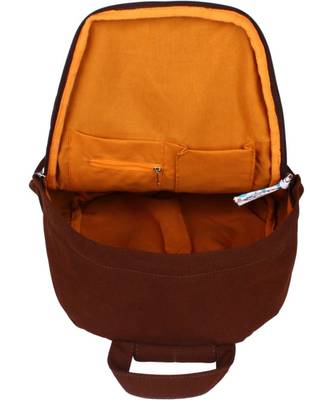 Paris Brown Canvas Backpack 3