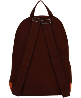 Paris Brown Canvas Backpack 4
