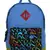 Paris Blue Canvas Backpack