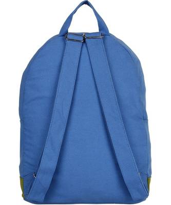 Paris Blue Canvas Backpack 4