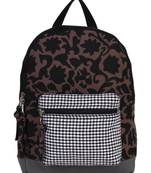 Flora Brown Canvas Backpack