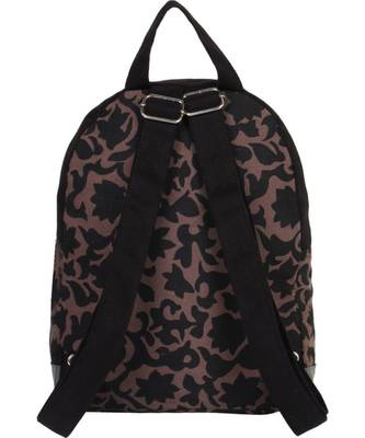 Flora Brown Canvas Backpack 4