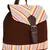 Streak Brown Canvas Backpack