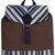 Streak Brown Canvas Backpack