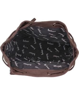 Streak Brown Canvas Backpack 3