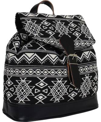 Nava Black Jacquard Backpack 2