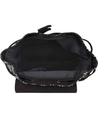 Nava Black Jacquard Backpack 3