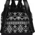 Nava Black Jacquard Backpack