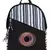 Streak Black Canvas Backpack