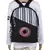 Streak Black Canvas Backpack