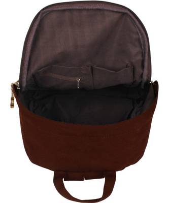 Streak Brown Canvas Backpack 3