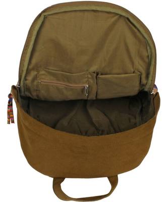 Streak Green Canvas Backpack 3