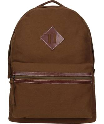 Classic Khaki Canvas Backpack 1