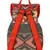 Nava Orange Canvas Backpack