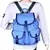 Monochrome Blue Canvas Backpack