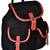Monochrome Black Canvas Backpack