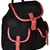 Monochrome Black Canvas Backpack