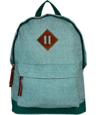 Basic Green Canvas Backpack 1