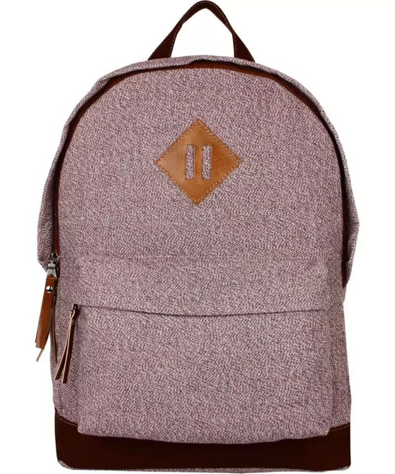 Basic Brown Canvas Backpack