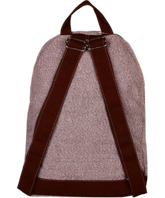 Basic Brown Canvas Backpack 4