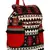Nava Red Cotton Backpack