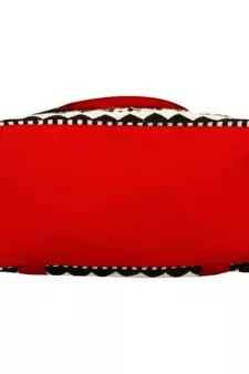 Nava Red Cotton Backpack