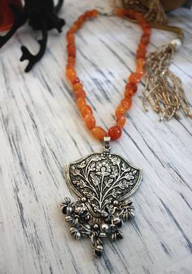 Orange Necklaces 1