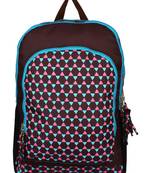 Geomet Brown Tetron Backpack