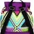 Nava Purple Jacquard Backpack
