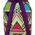 Nava Purple Jacquard Backpack