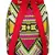 Nava Red Jacquard Backpack