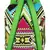 Nava Green Jacquard Backpack
