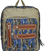 Red Herring Khaki Canvas Backpack