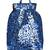 Florid Blue Canvas Backpack