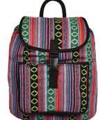 Nava Multicolor Jacquard Backpack