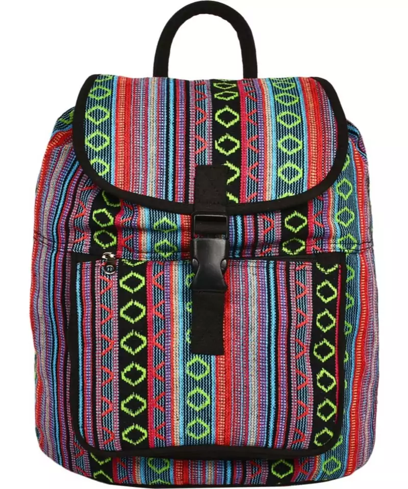 Nava Multicolor Jacquard Backpack
