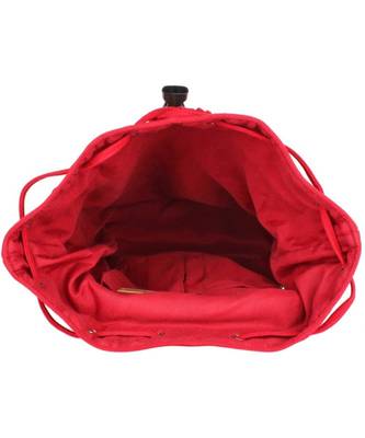 Nava Orange Jacquard Backpack 2