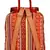 Nava Orange Jacquard Backpack