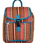 Nava Multicolor Jacquard Backpack