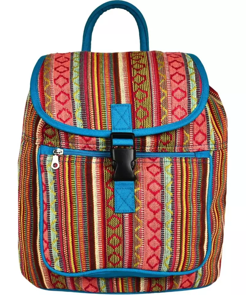 Nava Multicolor Jacquard Backpack