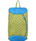 Duvet Green/Blue Polyester Backpack