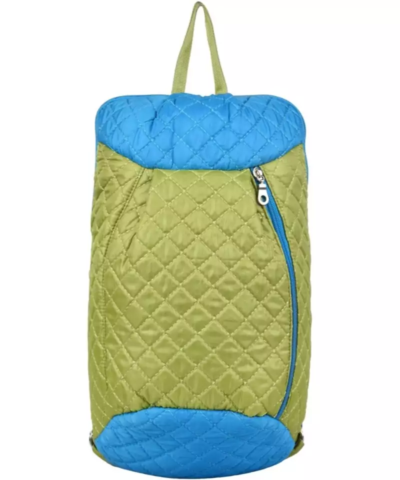 Duvet Green/Blue Polyester Backpack